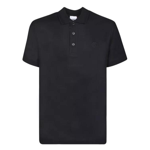 

Футболка cotton pique polo shirt Burberry, черный