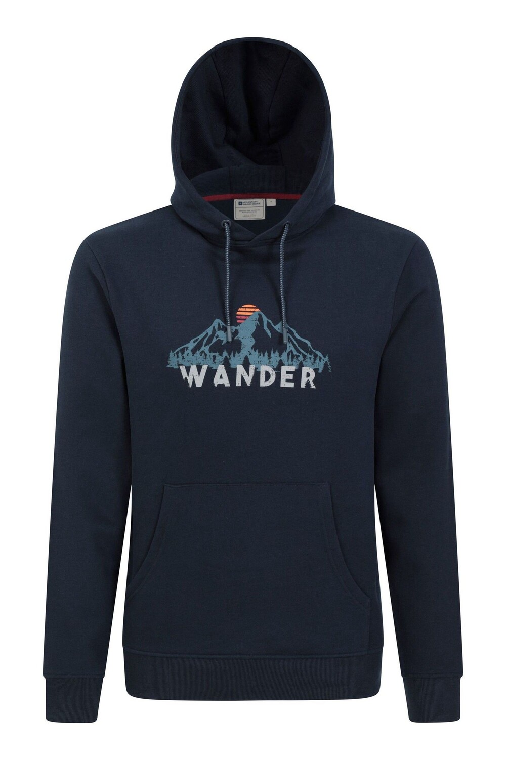 

Мужская толстовка с рисунком Wander Mountain Warehouse, синий