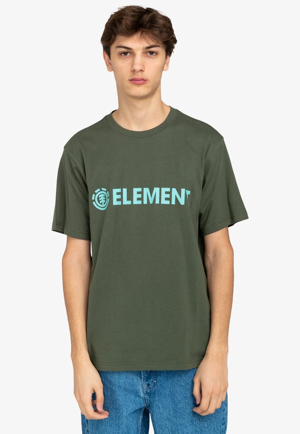 

Футболка с принтом Element, зеленый