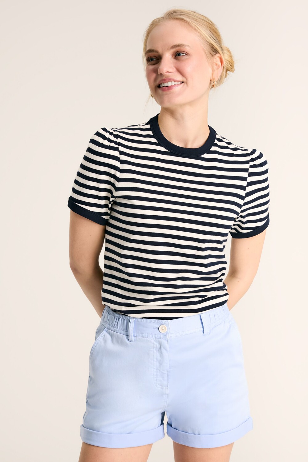 

Футболка Erin с короткими рукавами Joules, синий