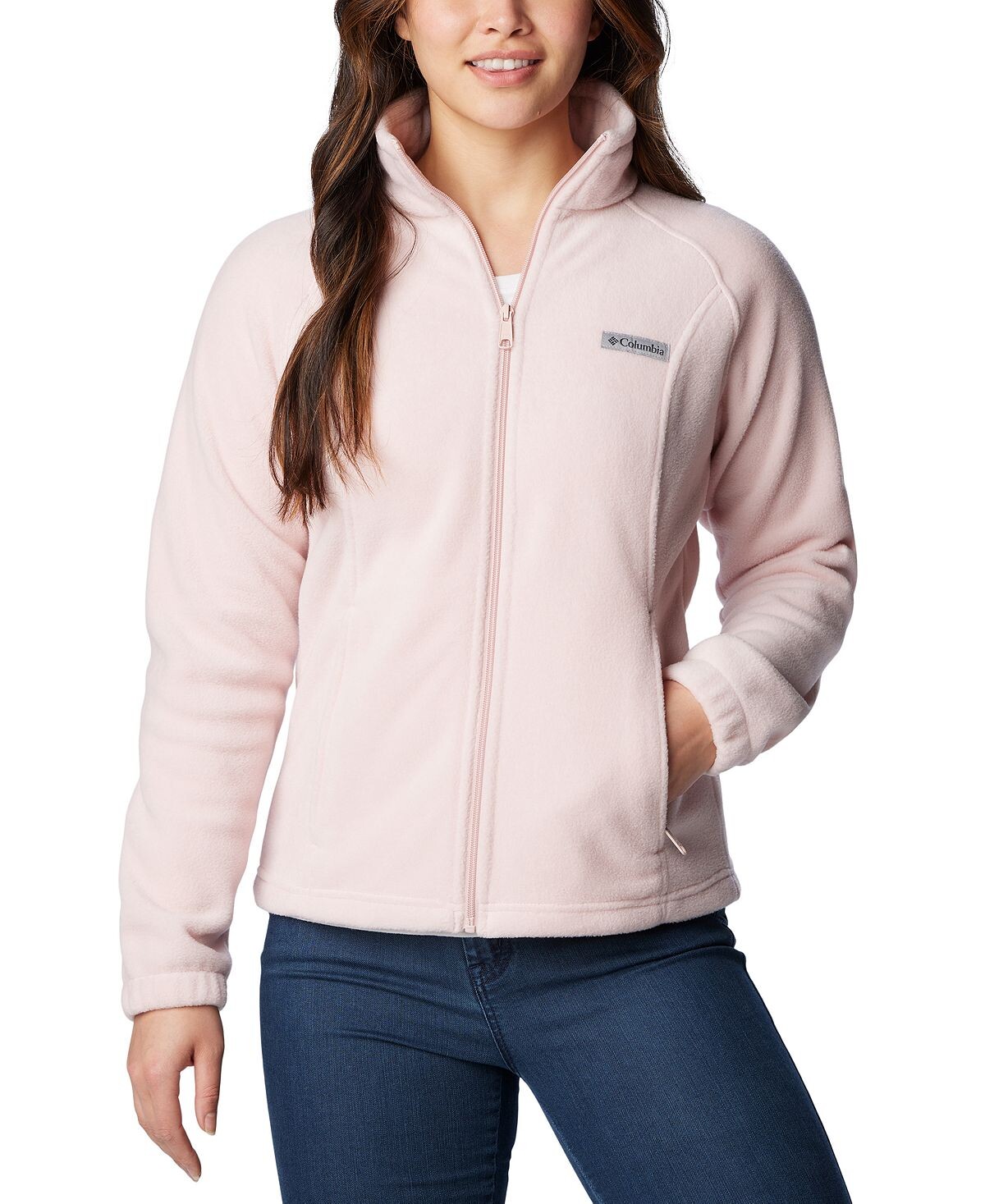 

Женская флисовая куртка Benton Springs, XS-3X Columbia, розовый