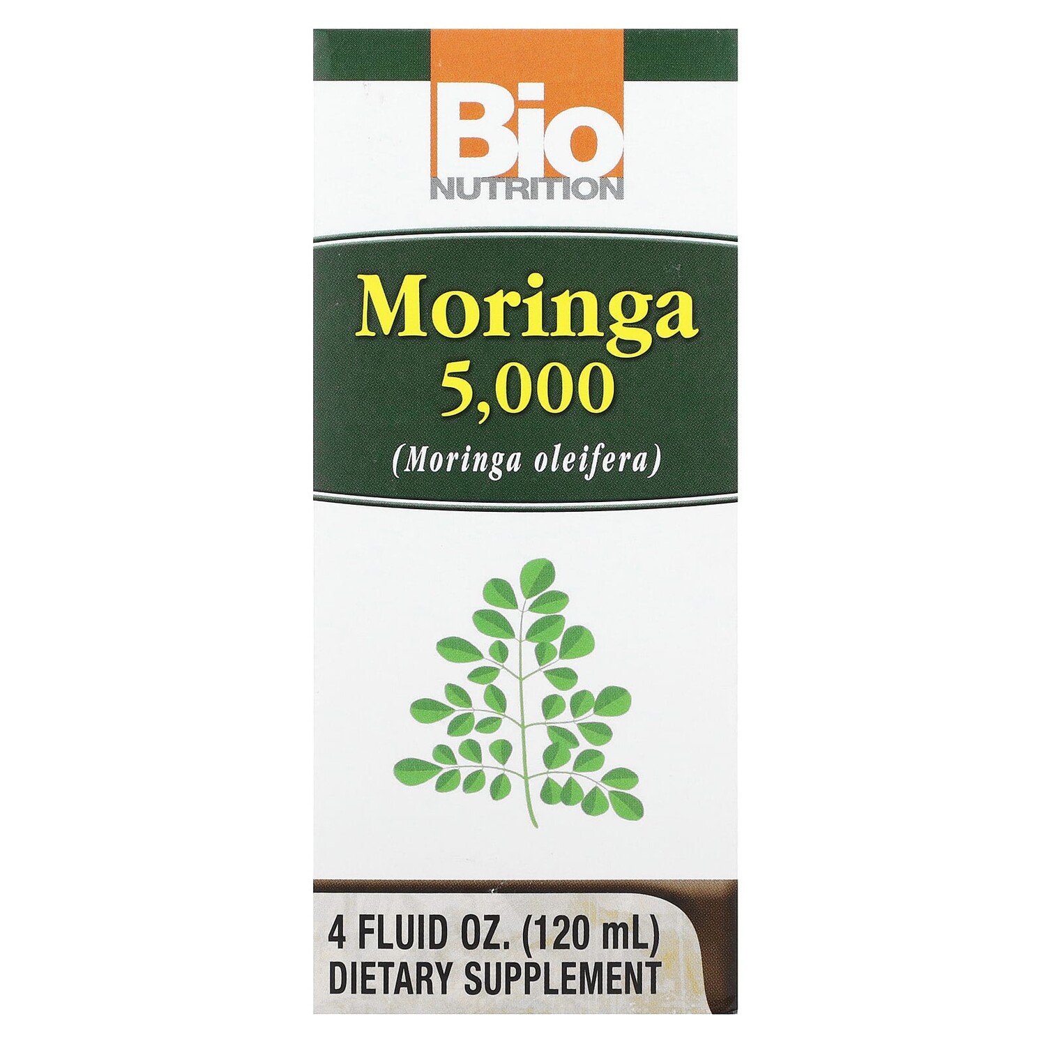 

Моринга 5000 (Moringa oleifera), 120 мл (4 жидк. Унции), Bio Nutrition