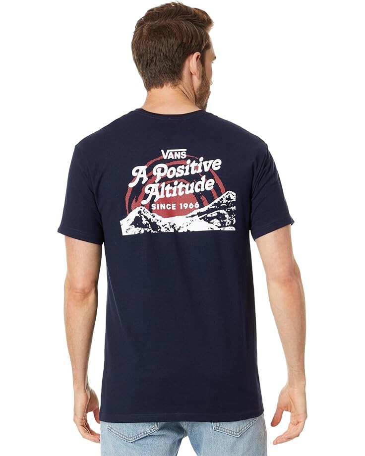 

Футболка Vans Positive Attitude Short Sleeve Tee, темно-синий