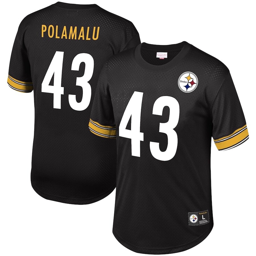

Футболка с именем и номером Mitchell & Ness Pittsburgh Steelers, черный