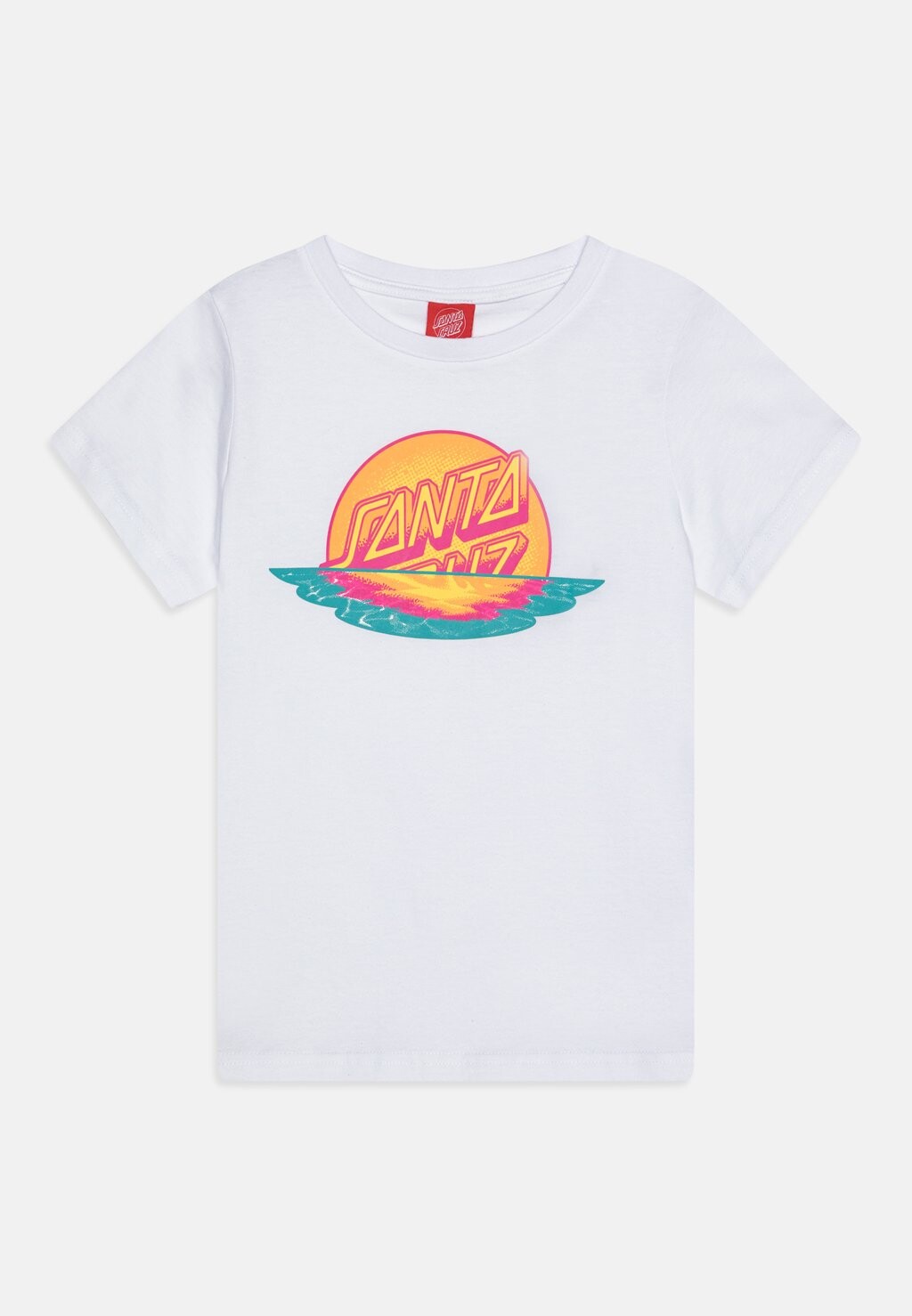 

Футболка с принтом YOUTH SUNDOWN DOT FRONT UNISEX Santa Cruz, цвет white