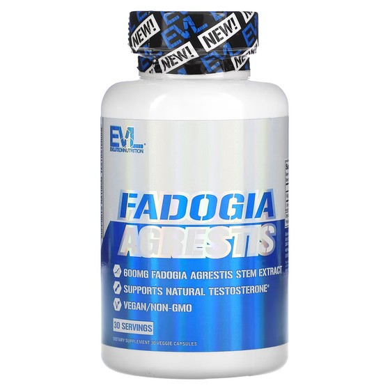 Пищевая добавка EVLution Nutrition Fadogia Agrestis, 30 капсул evlution nutrition l carnitine500 120 капсул