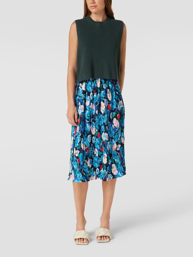 Юбка-миди с цветочным узором по всей поверхности Christian Berg, темно-синий юбка pre woman дорета