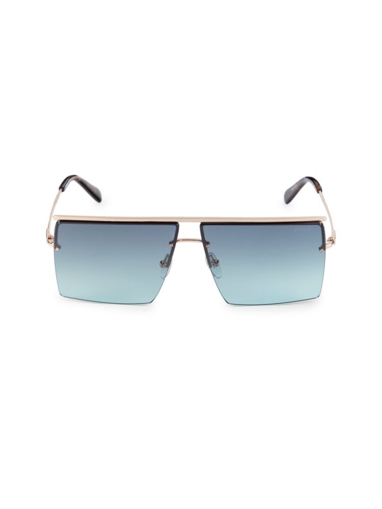 

Прямоугольные солнцезащитные очки 62MM Emilio Pucci, цвет Blue Black