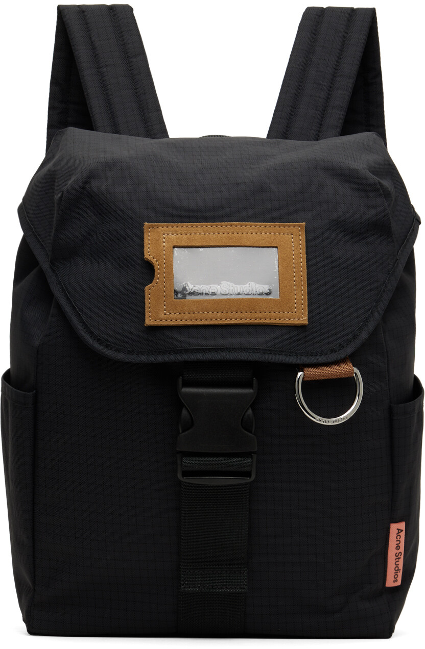 

Черный нейлоновый рюкзак Ripstop Acne Studios, цвет Black