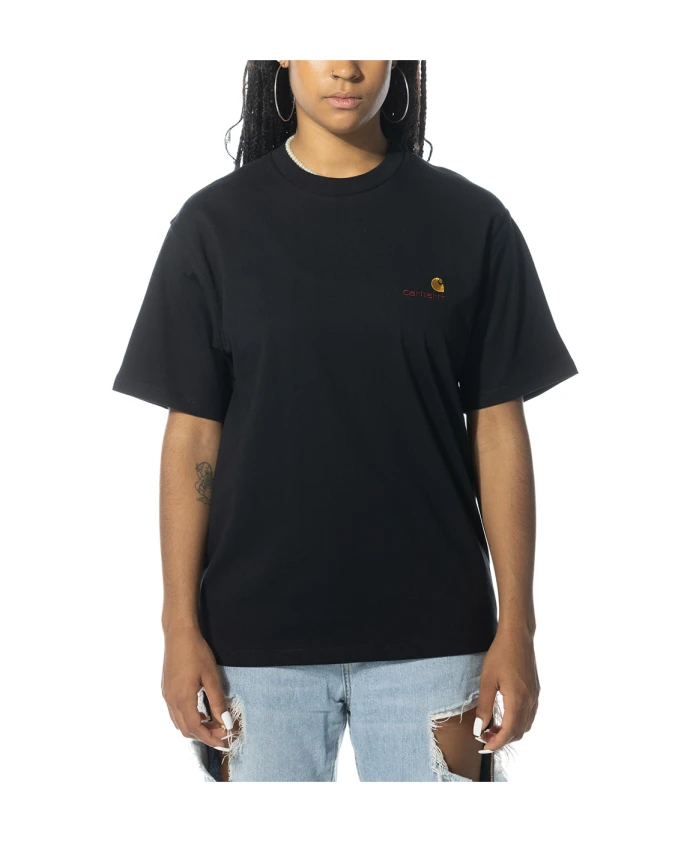 

Футболка с американским текстом Carhartt Wip, черный