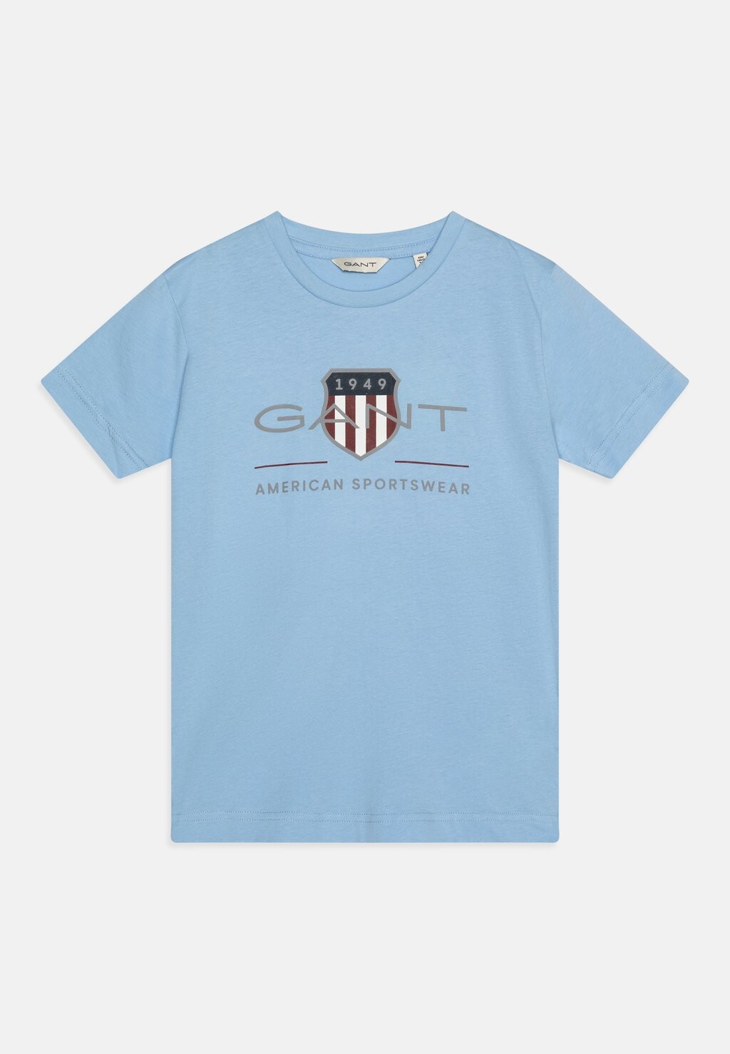 цена Футболка с принтом Archive Shield Unisex GANT, цвет light blue