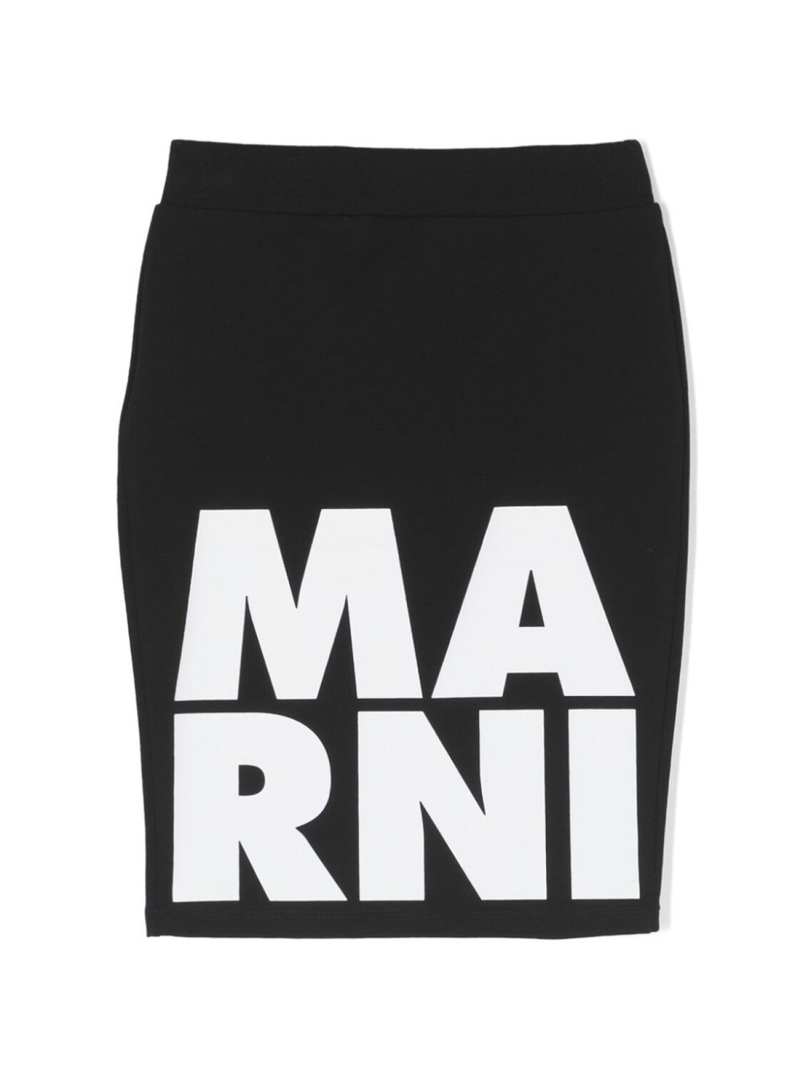 

Marni Kids юбка с логотипом, черный