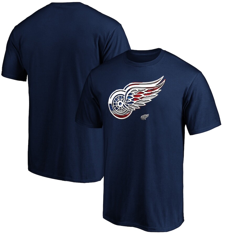 

Футболка с коротким рукавом Fanatics Branded Detroit Red Wings, нави