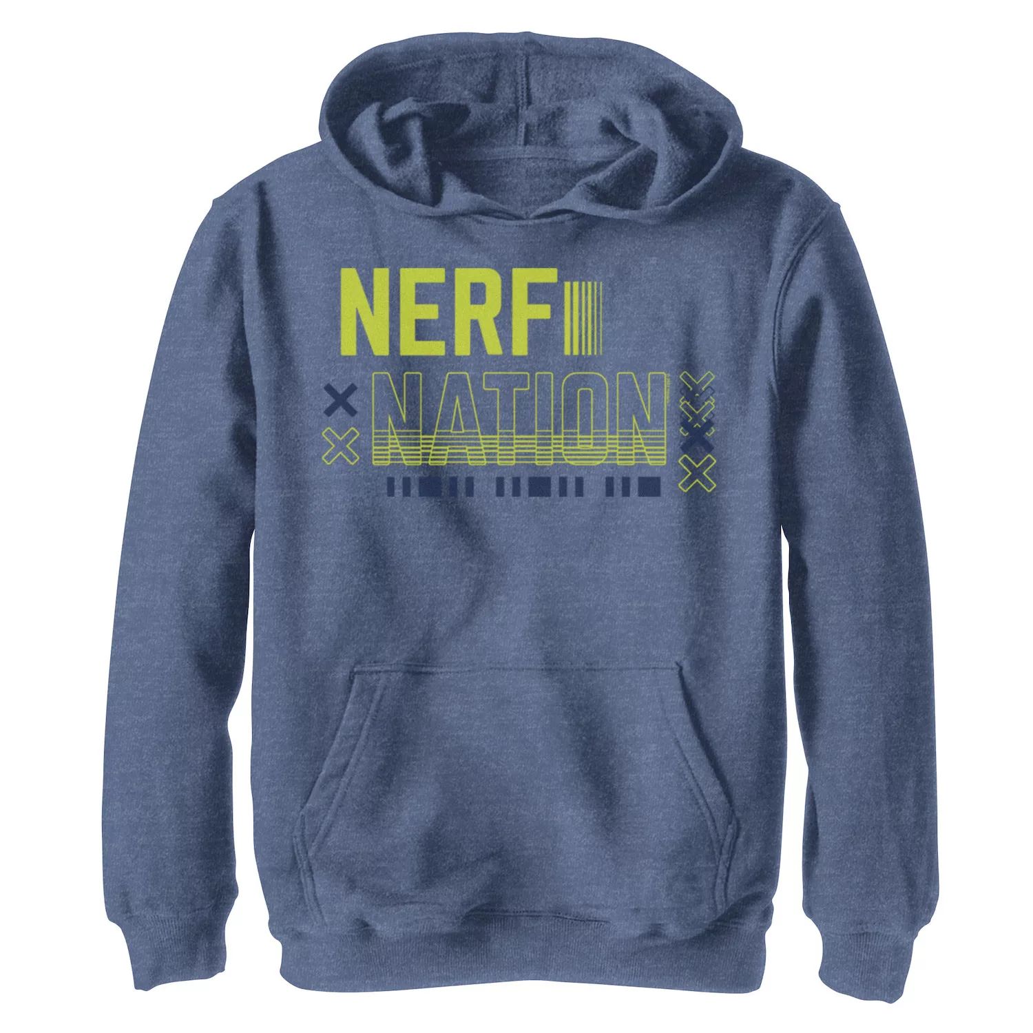Зеленая толстовка с логотипом Nerf Nation для мальчиков 8–20 лет Nerf толстовка с плакатом nerf this is nerf nation для мальчиков 8–20 лет nerf