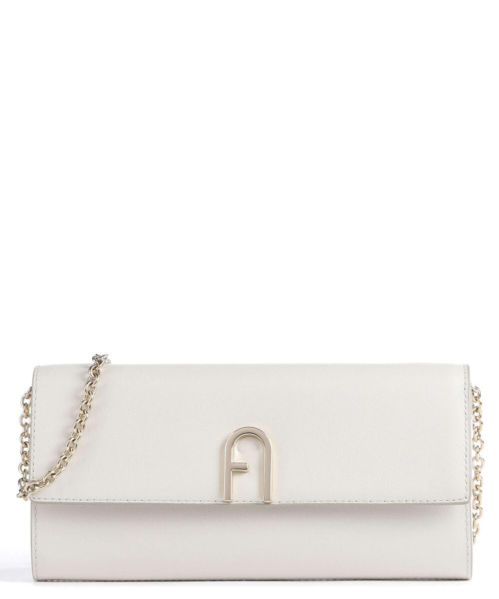 

Сумка через плечо Flow Mini из мелкозернистой кожи. Furla, белый