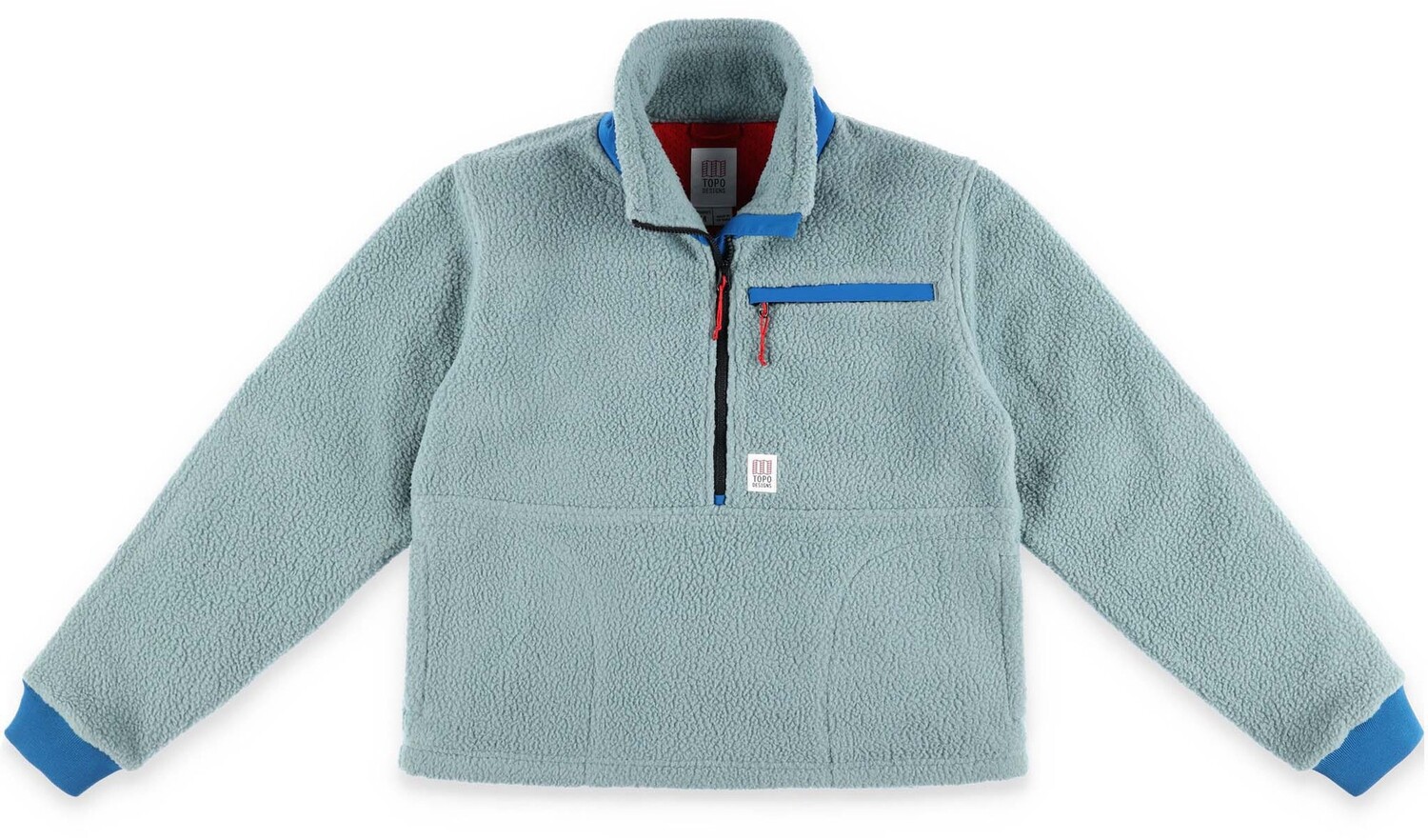

Флисовый пуловер Mountain - женский Topo Designs, синий