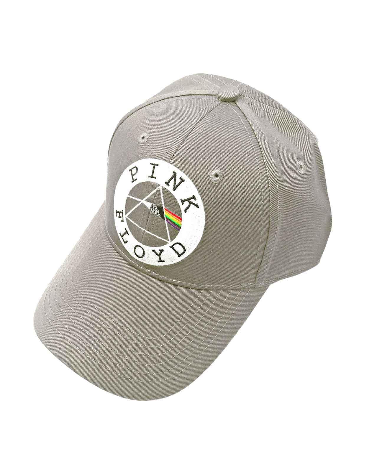 Бейсбольная кепка с круглым логотипом и ремешком на спине Pink Floyd, коричневый фото