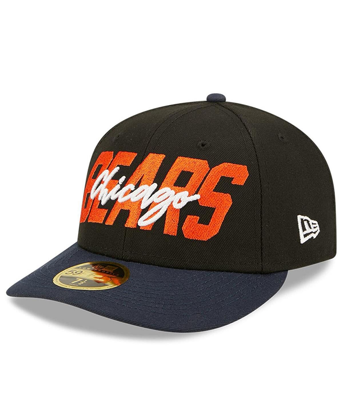 

Мужская черная, темно-синяя кепка с низким профилем Chicago Bears NFL Draft 2022 59Fifty New Era
