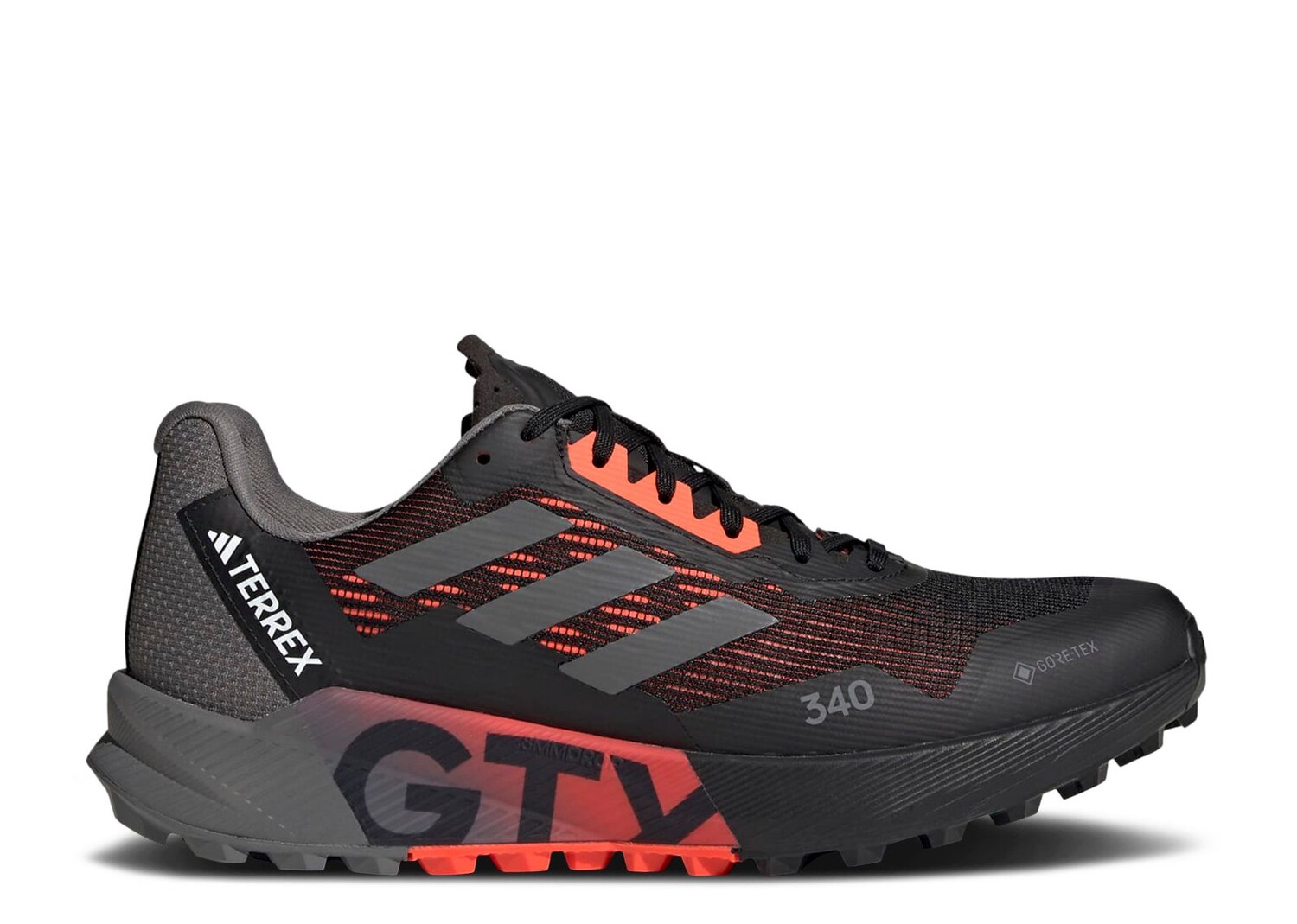 

Кроссовки adidas Terrex Agravic Flow 2.0 Gore-Tex 'Black Solar Red', черный