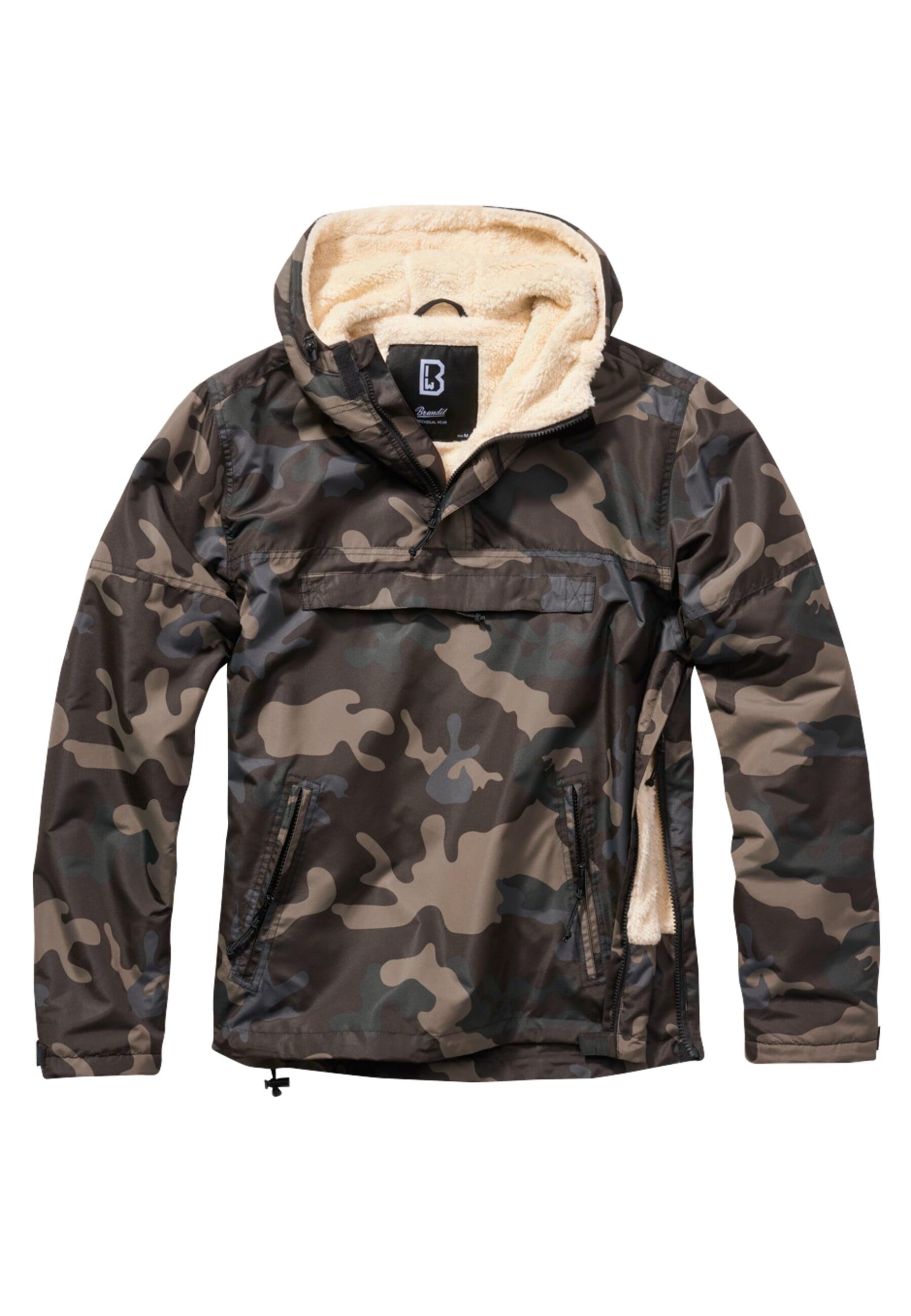 

Куртка Brandit Windbreaker, цвет darkcamo