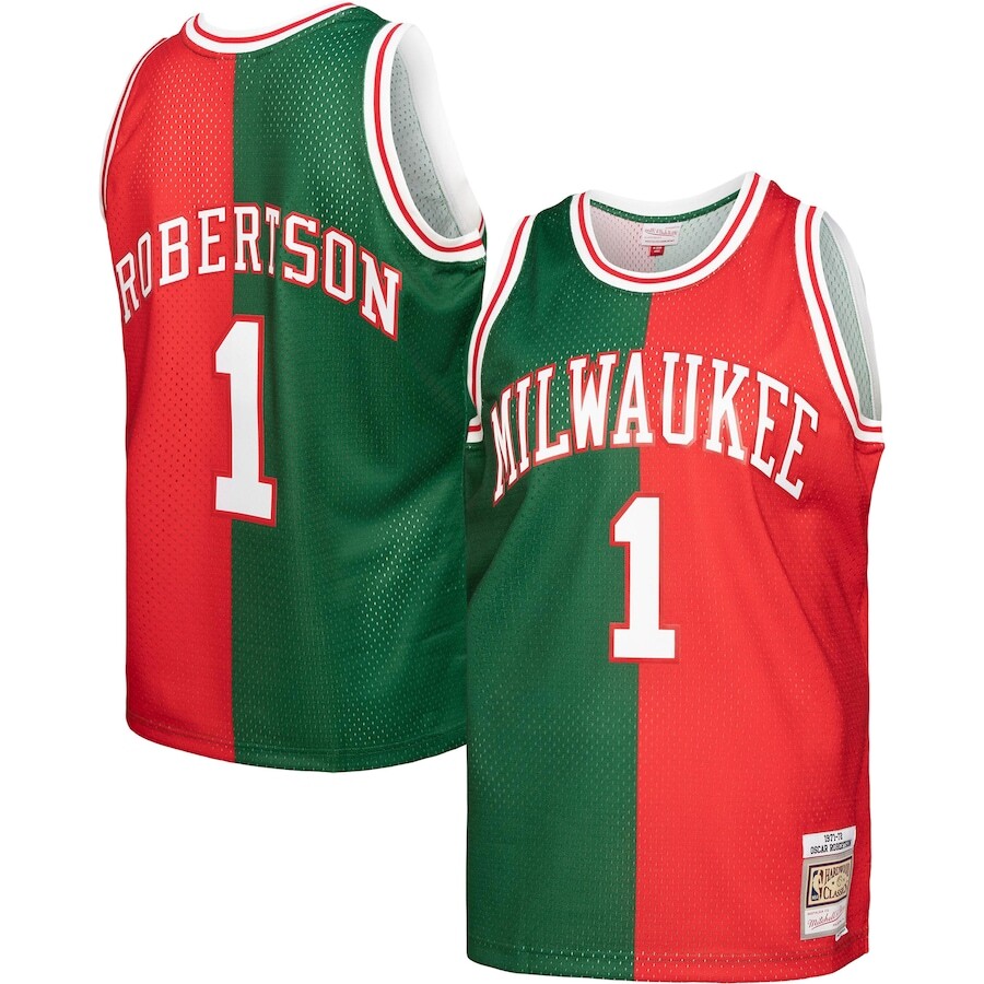 

Джерси Mitchell & Ness Milwaukee Bucks, зеленый