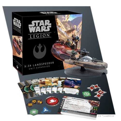 настольная игра star wars legion x 34 landspeeder unit expansion en Фигурки Star Wars: Legion – X-34 Landspeeder Unit Expansion Fantasy Flight Games
