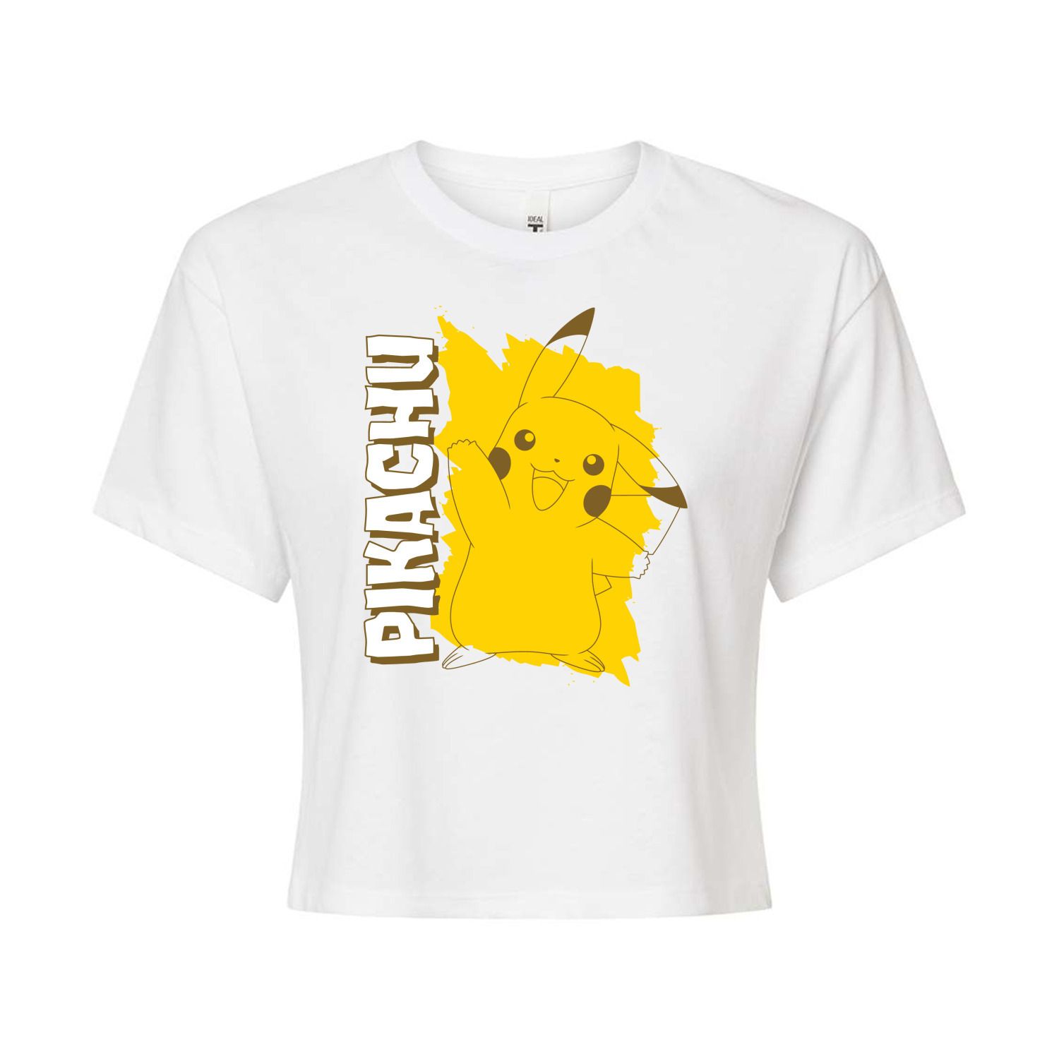 Укороченная футболка с рисунком Pokémon Pikachu для юниоров Licensed Character