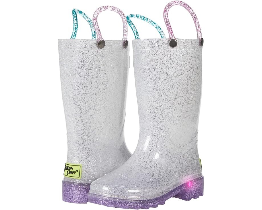 

Ботинки Western Chief Sparkle Silver PVC Rain, мульти