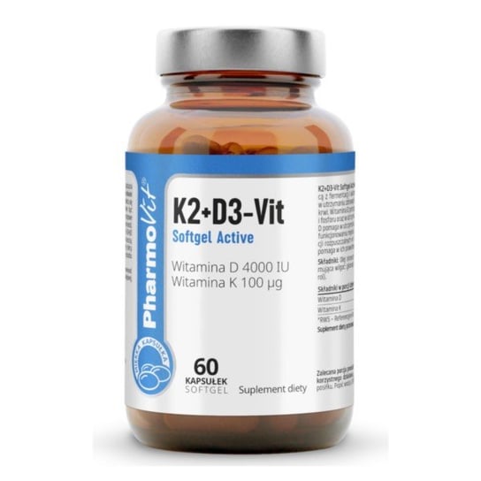 Pharmovit, Витамин K2 D3 Softgel Active 60 капс.