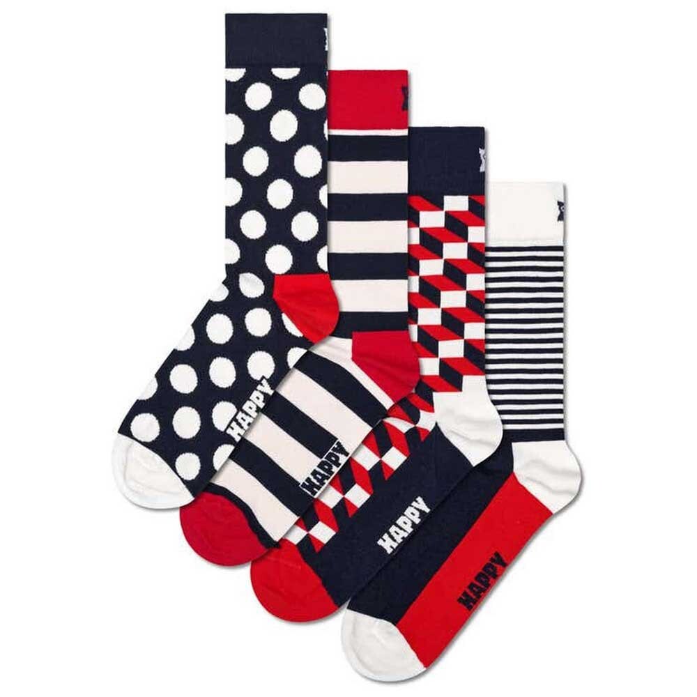 

Носки Happy Classic Navys Gift Set Half 4 шт, разноцветный