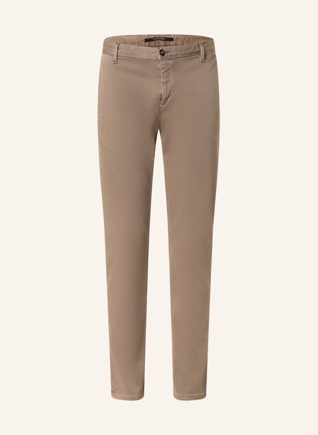 

Брюки чино ALBERTO ROB Slim Fit, темно-коричневый