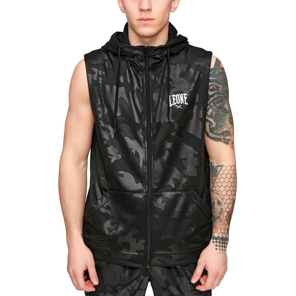 

Толстовка Leone1947 Camoblack Full Zip, черный