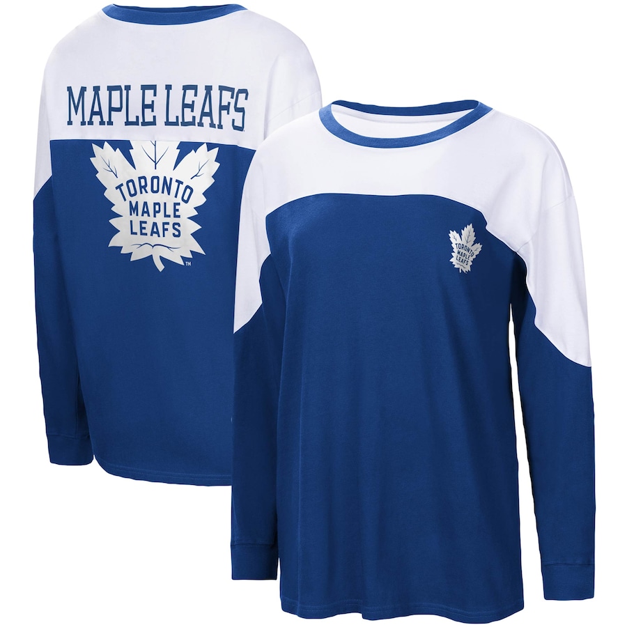 

Футболка с длинным рукавом G-III 4Her by Carl Banks Toronto Maple Leafs, синий