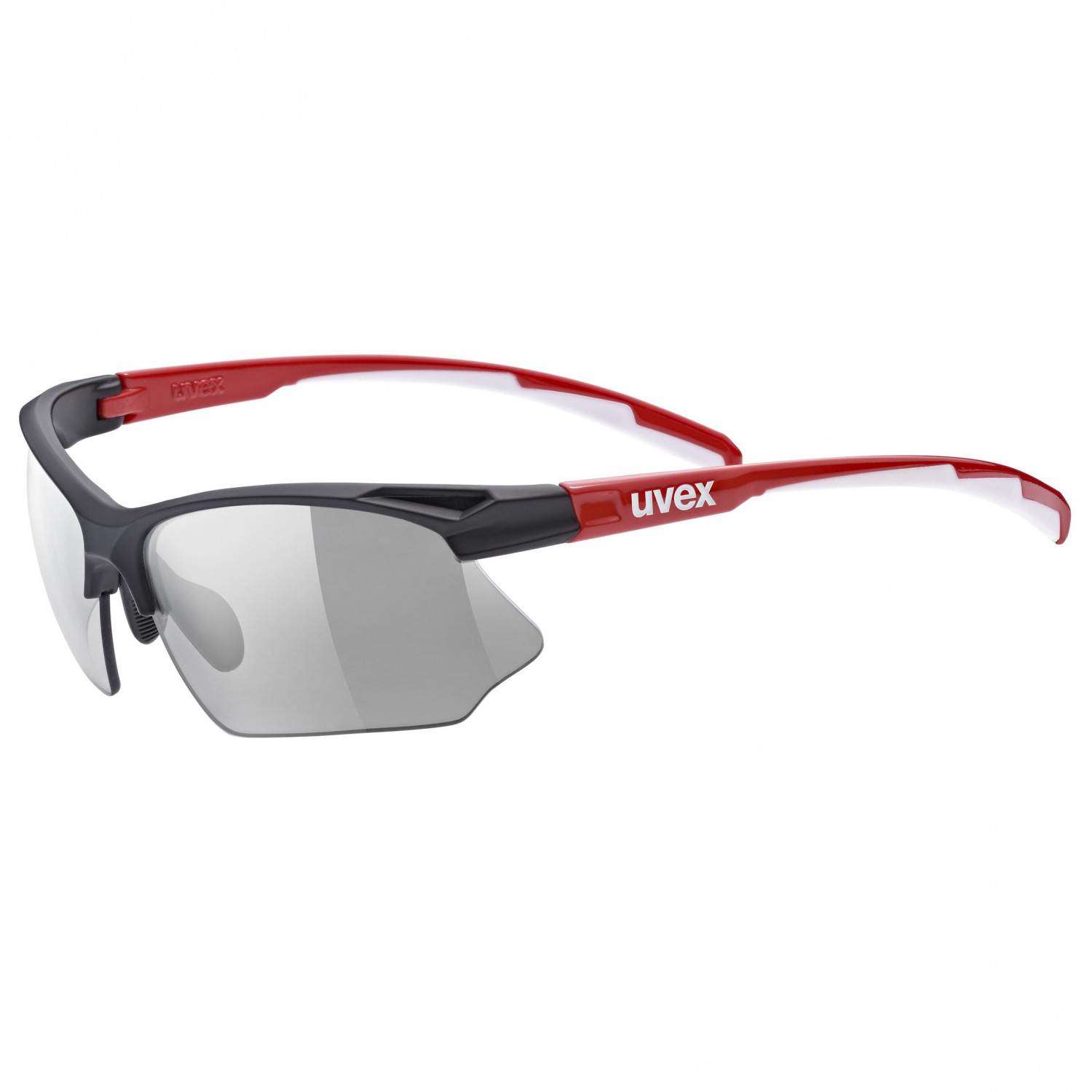 Велосипедные очки Uvex Sportstyle 802 Variomatic Cat: 1 3, цвет Black Red White очки uvex 9161005 54 г blue black