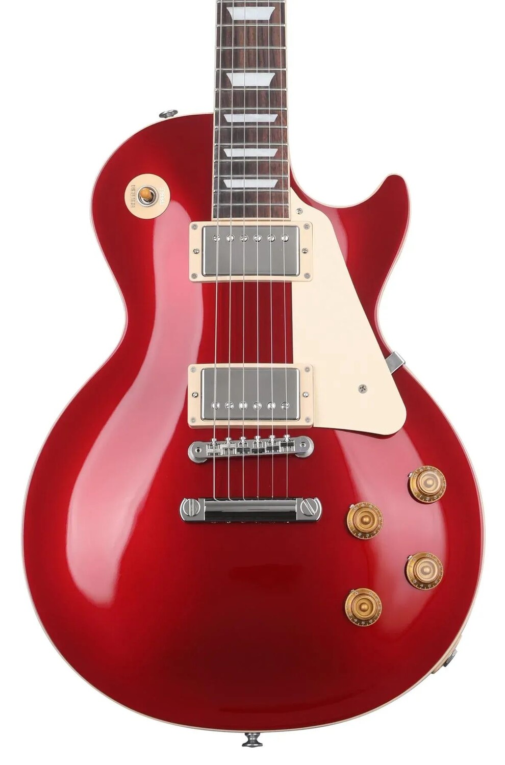 

Новая электрогитара Gibson Les Paul Standard '50s Plain Top - игристое бордовое