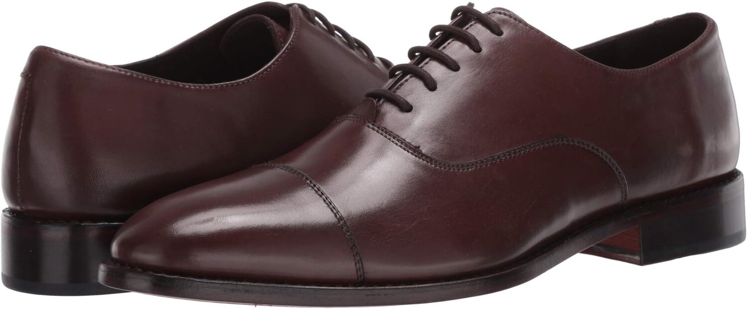 

Оксфорды Clinton Cap Toe Oxford Anthony Veer, цвет Chocolate Brown