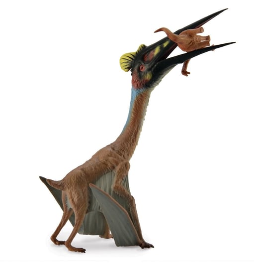 Collecta, Коллекционная фигурка, Динозавр Кетцалькоатль с добычей, размер XL