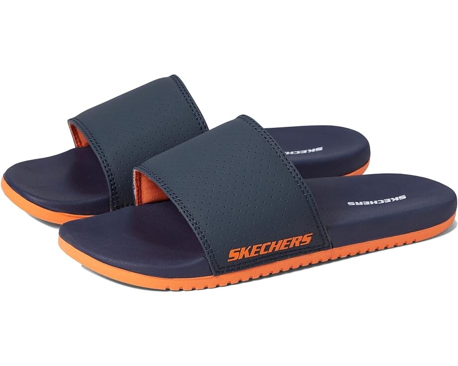 

Сандалии Skechers Gambix X, цвет Navy/Orange