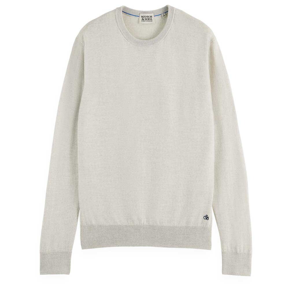 

Свитер Scotch & Soda Essentials Crew Neck, бежевый