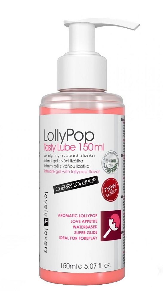 цена Lovely Lovers LollyPop Tasty Lube интимный гель, 150 ml