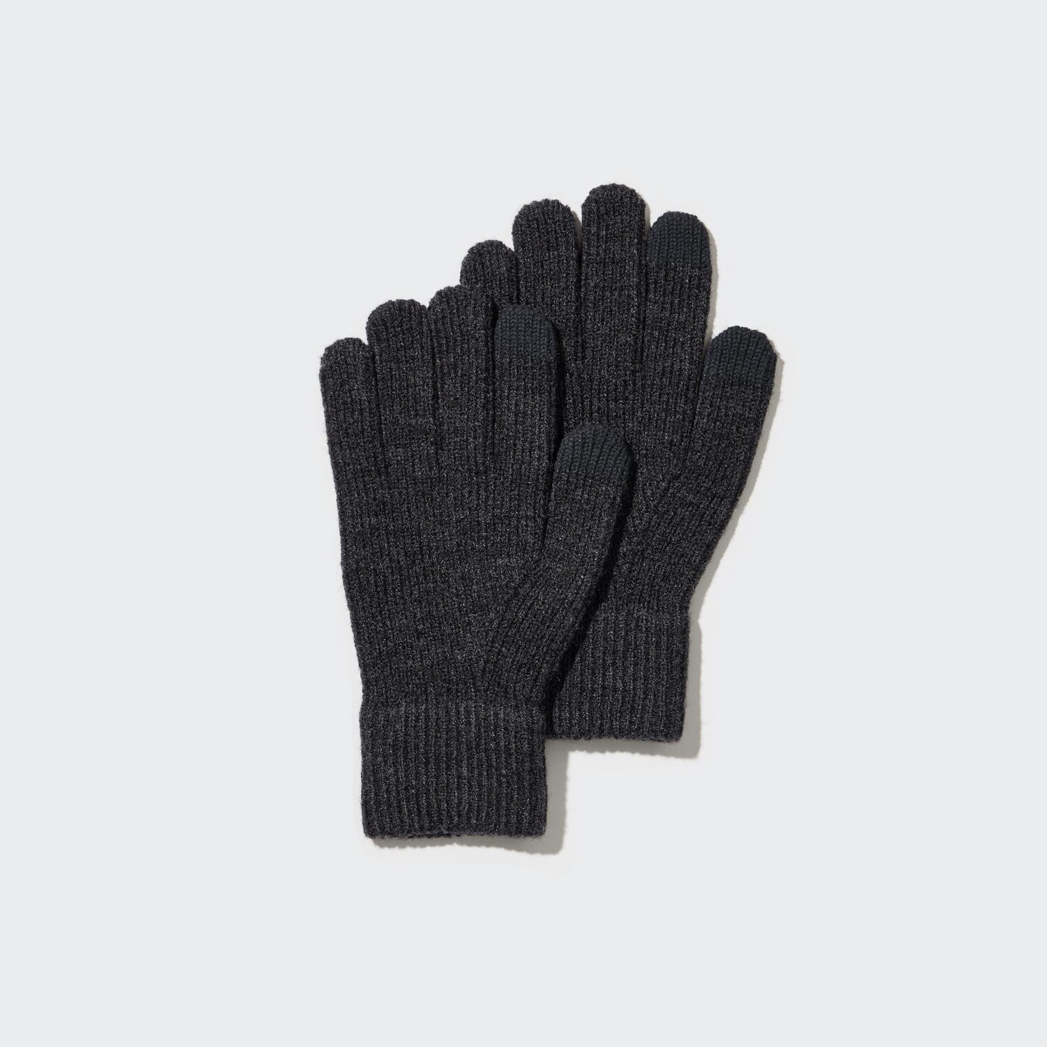 

HEATTECH Трикотажные перчатки Uniqlo, темно-серый