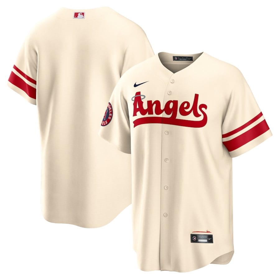 

Джерси Nike Los Angeles Angels, кремовый