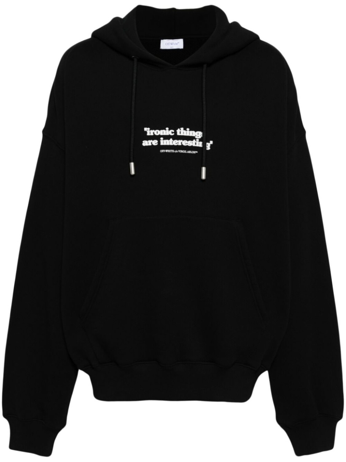 

Off-White худи Ironic Quote, черный