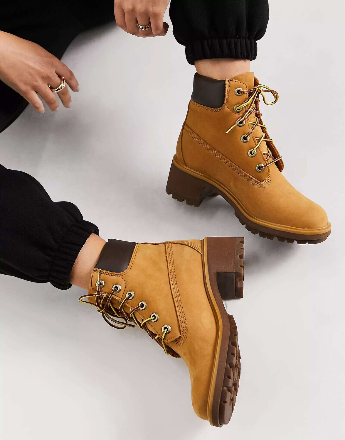 

Ботинки Kisley Timberland 6 дюймов из кожи пшеничного нубука