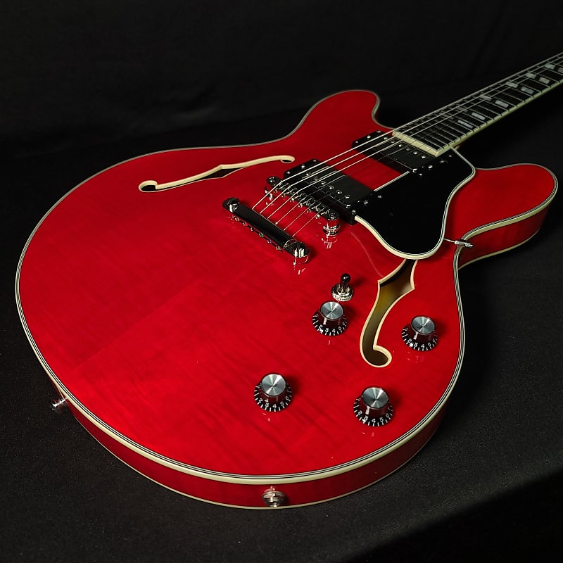 Электрогитара Eastman T486-RD #2566 Red Finish Semi Hollow Electric Guitar, Hard Case электрогитара eastman t486 rd red p2201541