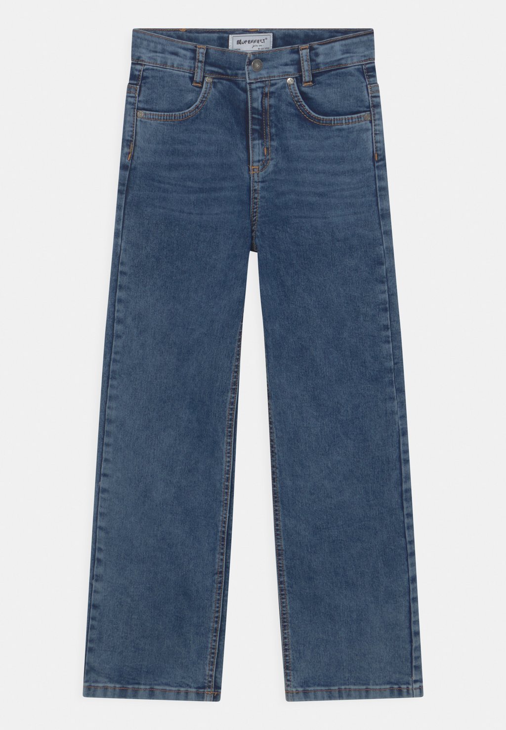Мешковатые джинсы Girls Wide Leg Blue Effect, цвет medium blue цена и фото