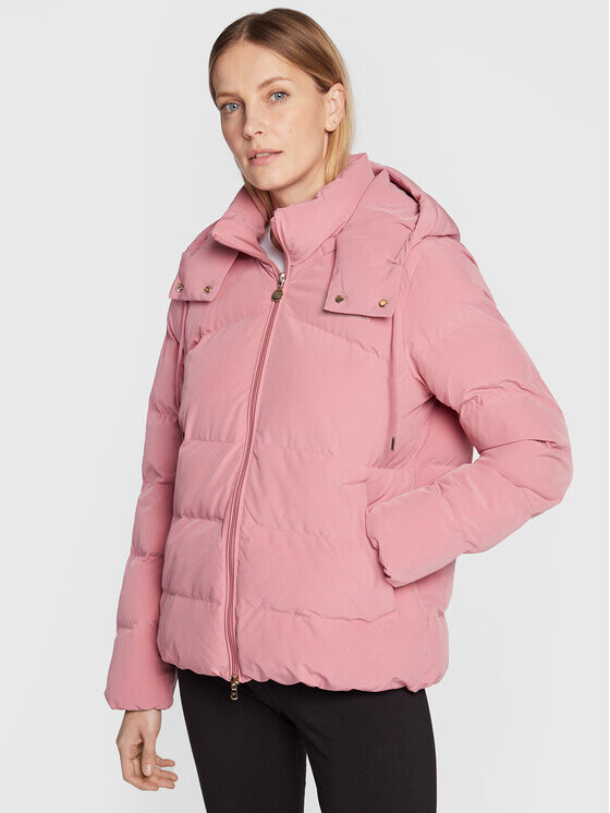 

Пуховик стандартного кроя Ea7 Emporio Armani, розовый