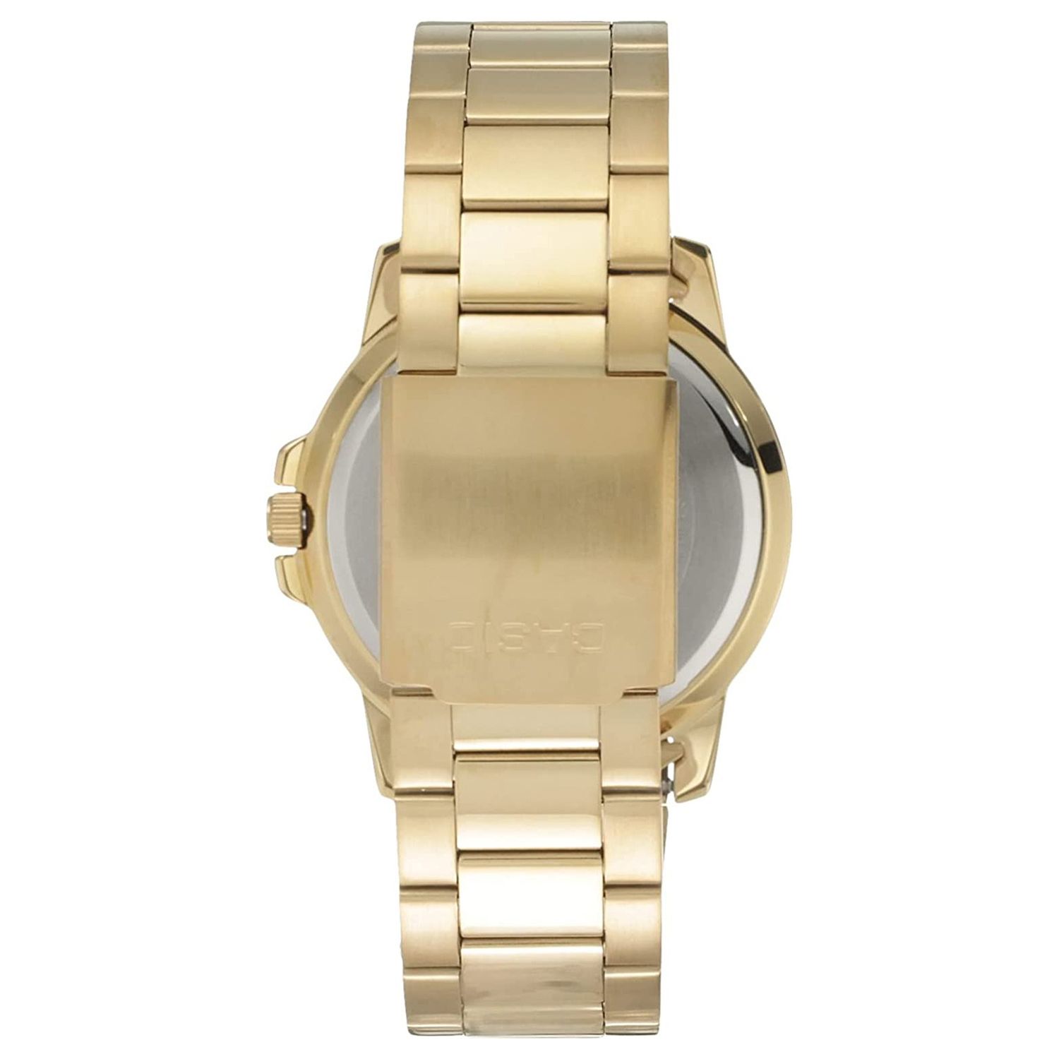 Мужские часы-браслет из нержавеющей стали золотого тона Casio цена и фото