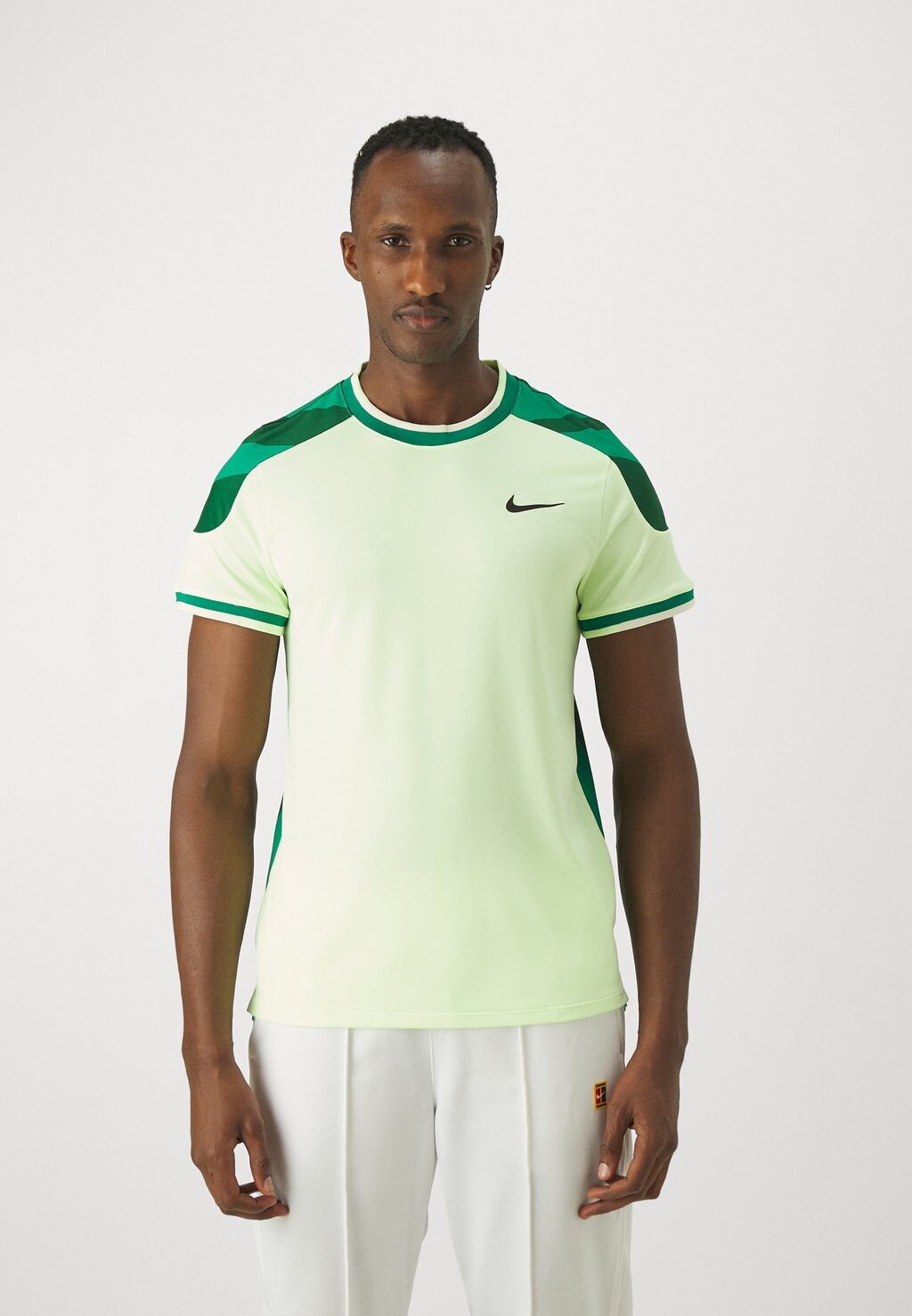 топ nike lab acg t shirt barely volt цвет barely volt Спортивная футболка Slam Nike, цвет barely volt/malachite/black