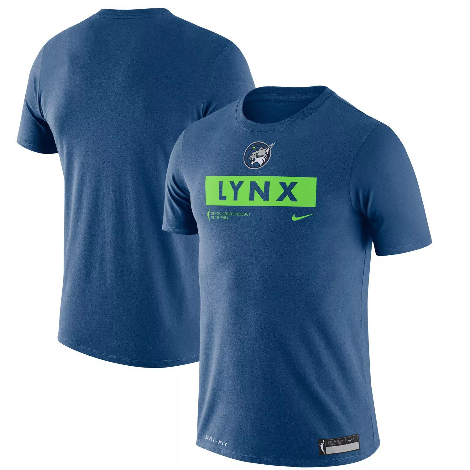Синяя тренировочная футболка Minnesota Lynx Nike